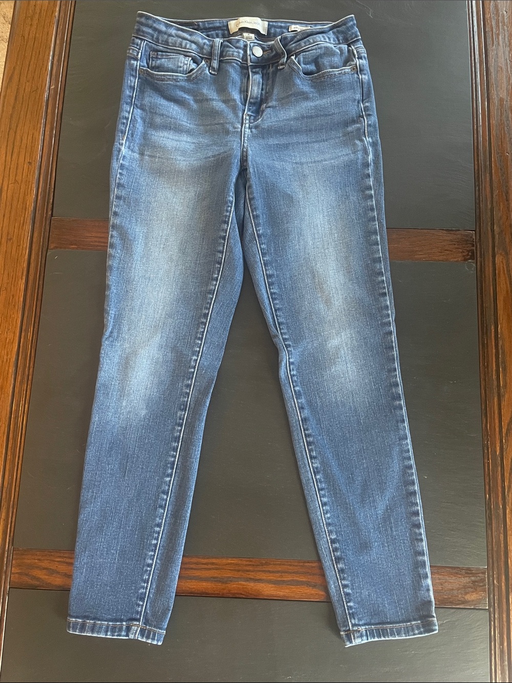 Calvin Klein Slim Fit Blue Stretch Skinny Jeans